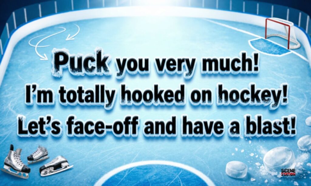 Funny Ice Hockey Puns for Instagram Captions