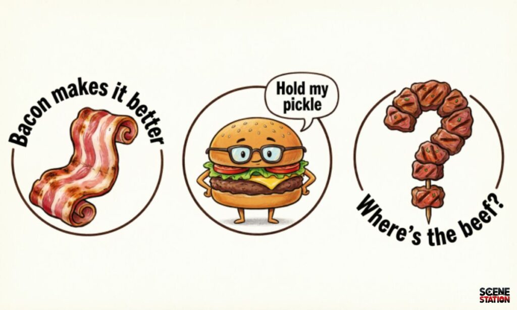 Iconic Sayings with a Meat Twist