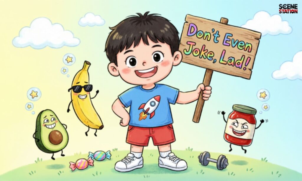 Kids-Friendly Don't Even Joke Lad Puns 