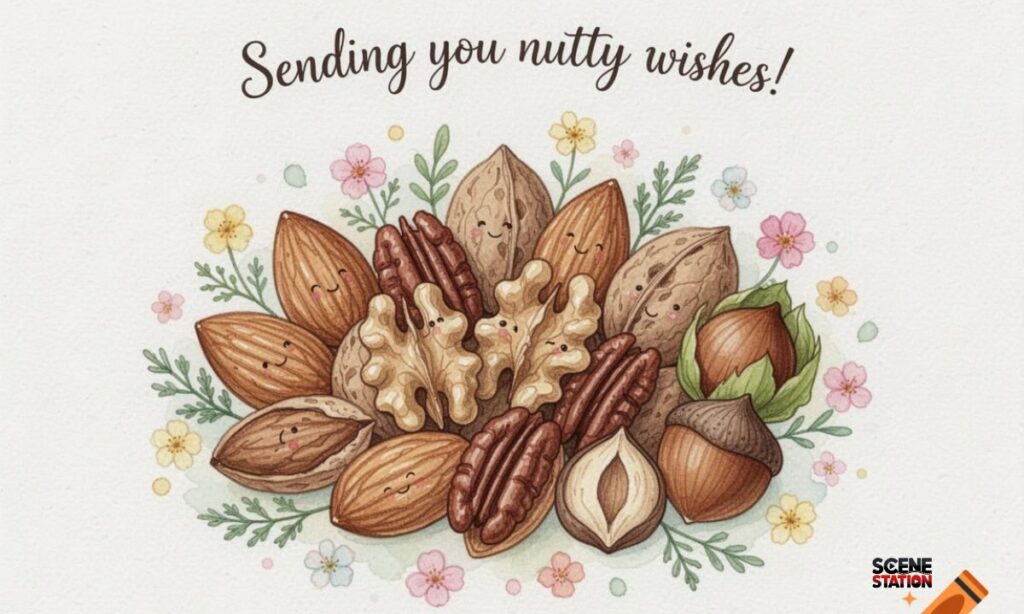 Nut Puns for Greeting Cards