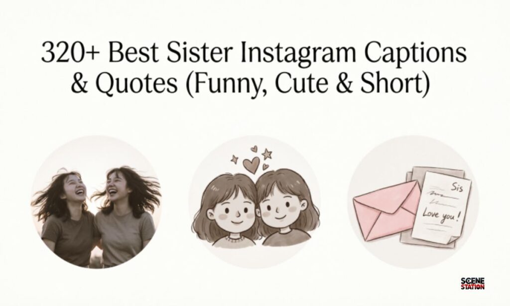 Sister Instagram Captions & Quotes