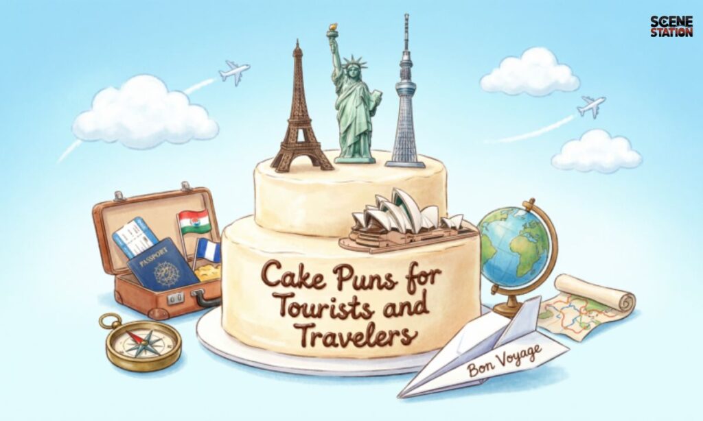 Cake Puns for Tourists and Travelers