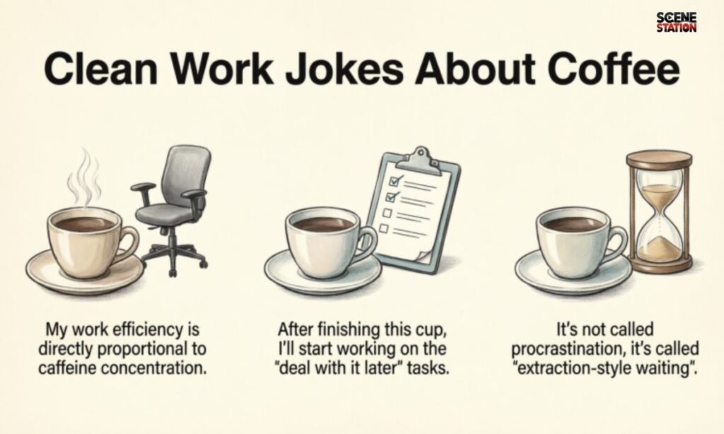Clean Work Jokes About Coffee