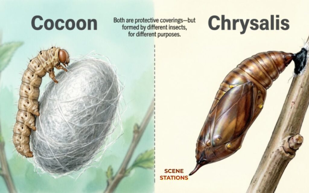 Cocoon vs. Chrysalis: They're Not the Same Thing