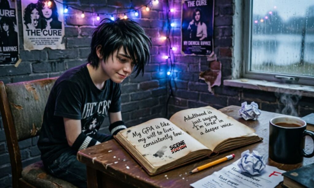 Emo Jokes About School and Growing Up