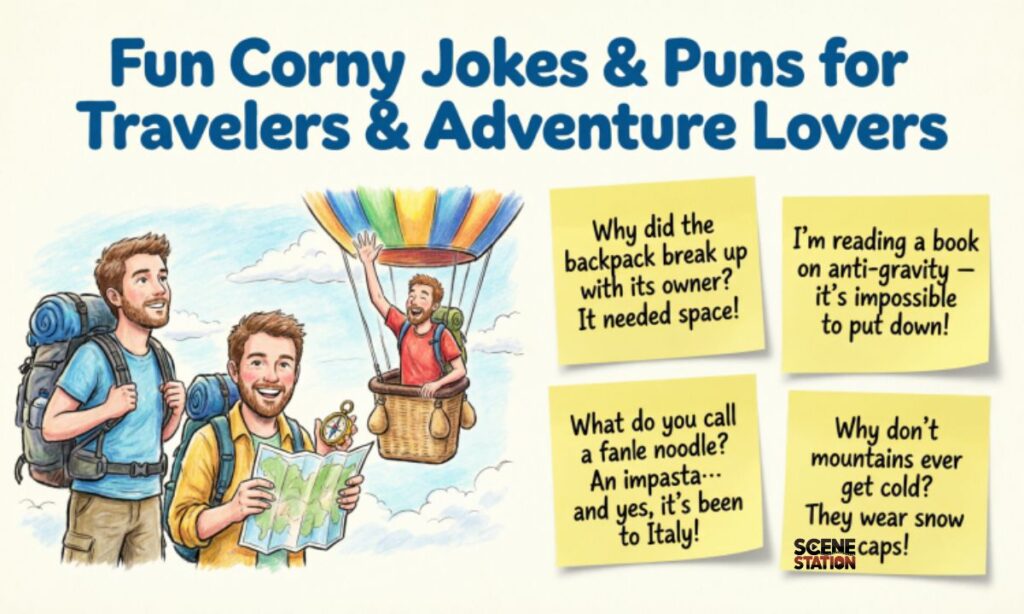 Fun Corny Jokes & Puns for Travelers & Adventure Lovers