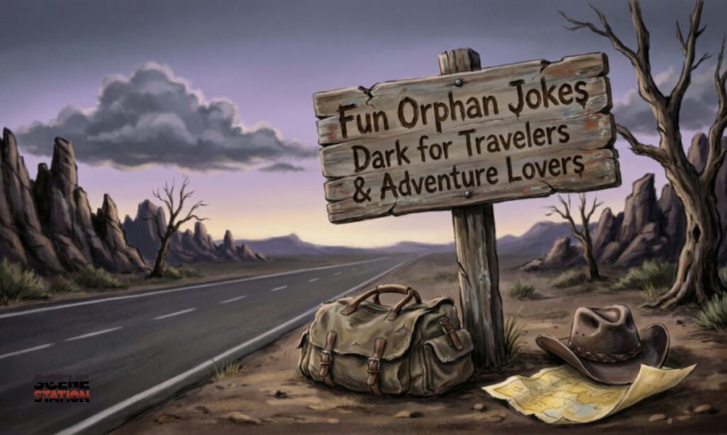 Fun Orphan Jokes Dark for Travelers & Adventure Lovers