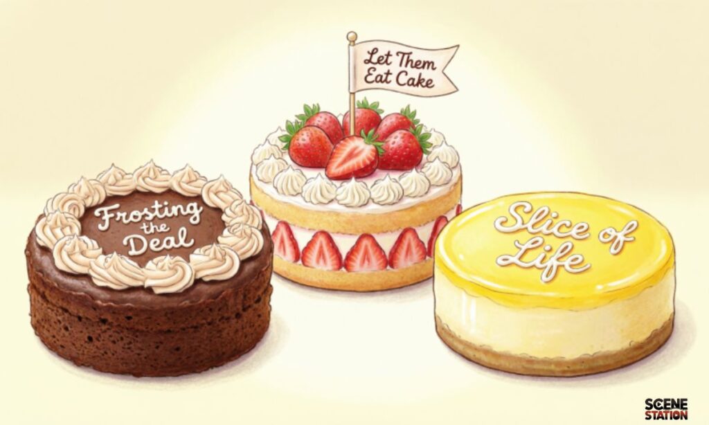 Short Funny Cake Puns