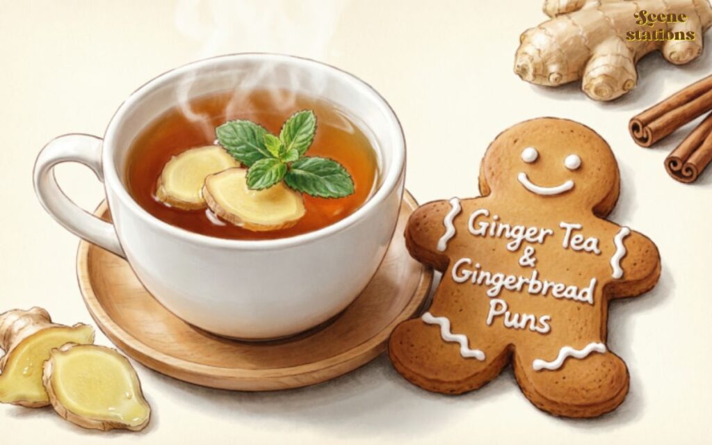 Ginger Tea & Gingerbread Puns