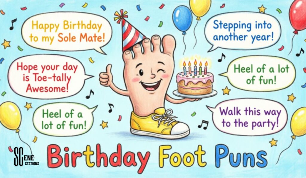 Birthday Foot Puns