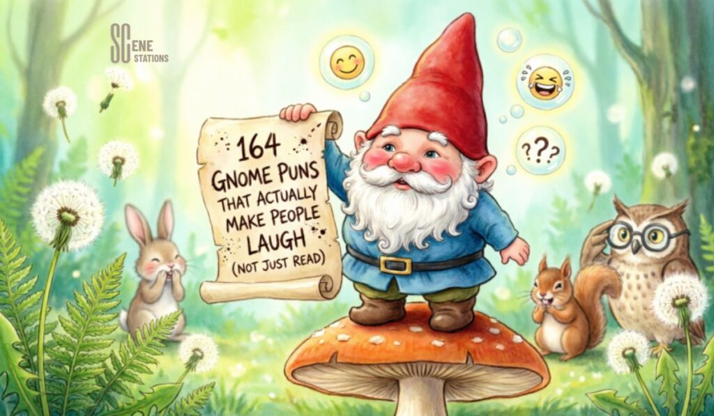164 Gnome Puns That Actually Make People Laugh