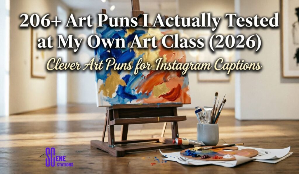 Clever Art Puns for Instagram Captions