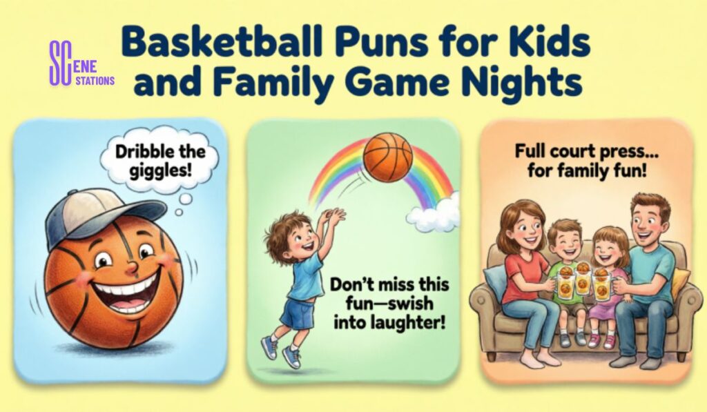 Basketball Puns for Kids and Family Game Nights
