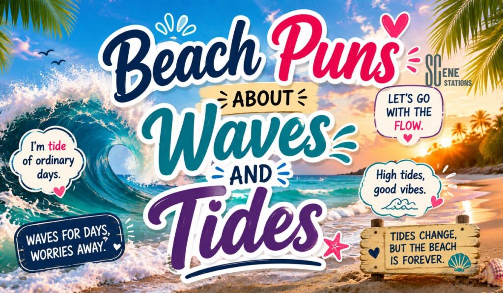 Beach Puns About Waves and Tides