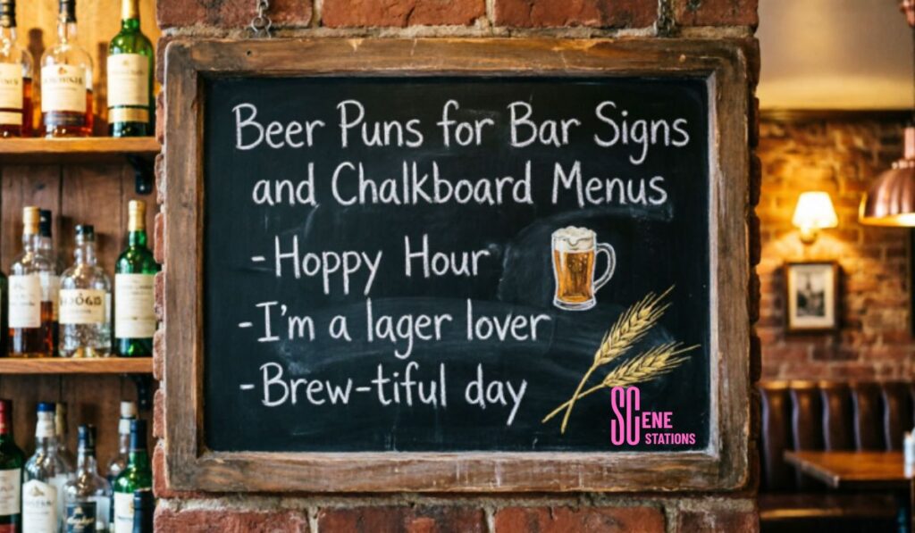 Beer Puns for Bar Signs and Chalkboard Menus
