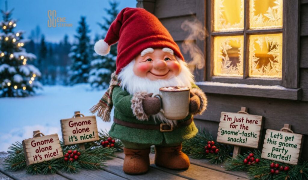 Christmas Gnome Puns That Feel Cozy, Not Cheesy
