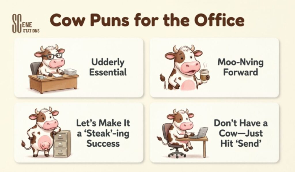Cow Puns for the Office