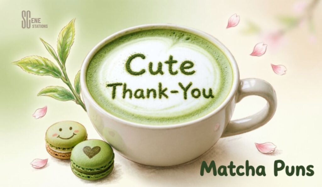 Cute and Thank-You Matcha Puns