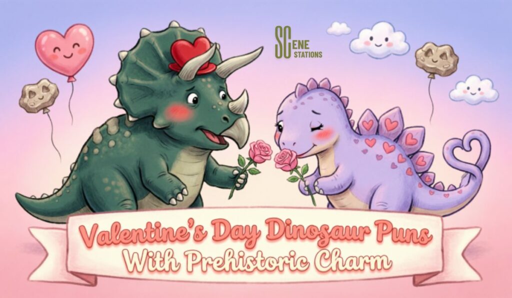 Valentine's Day Dinosaur Puns With Prehistoric Charm