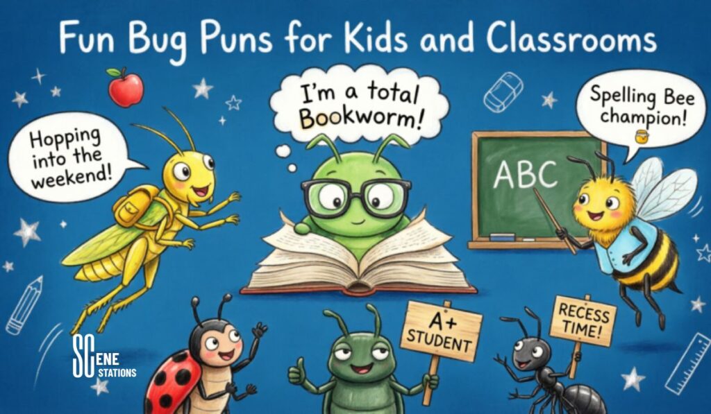 Fun Bug Puns for Kids and Classrooms