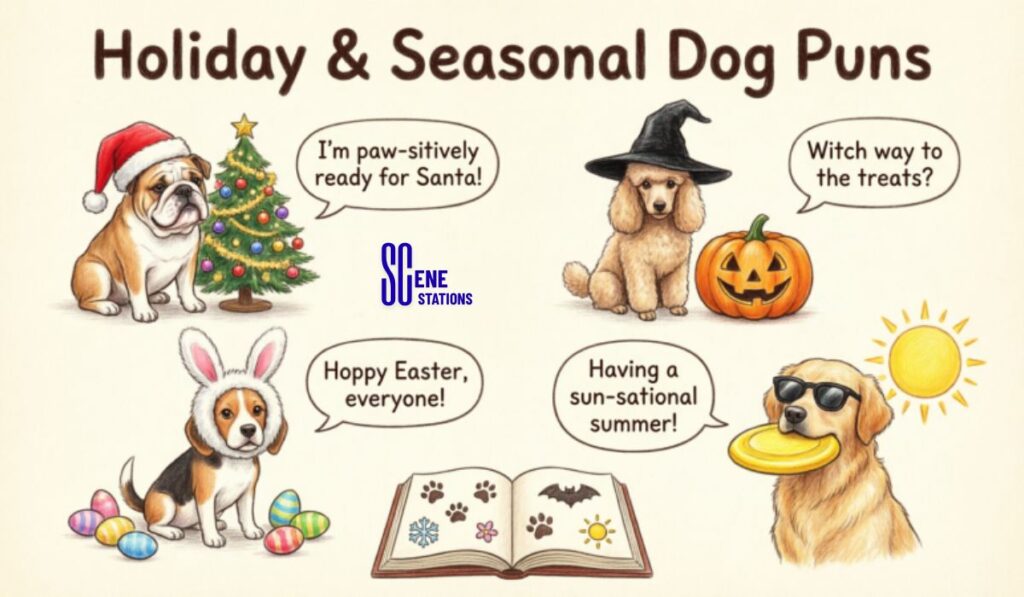 Holiday and Seasonal Dog Puns