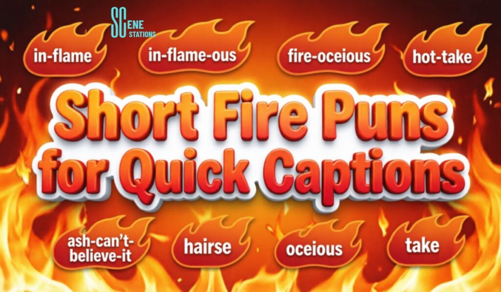 Short Fire Puns for Quick Captions