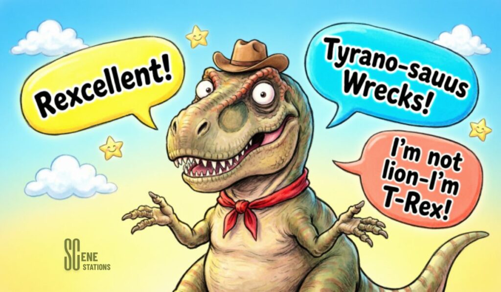 T-Rex Puns for the Dinosaur With the Biggest Personality