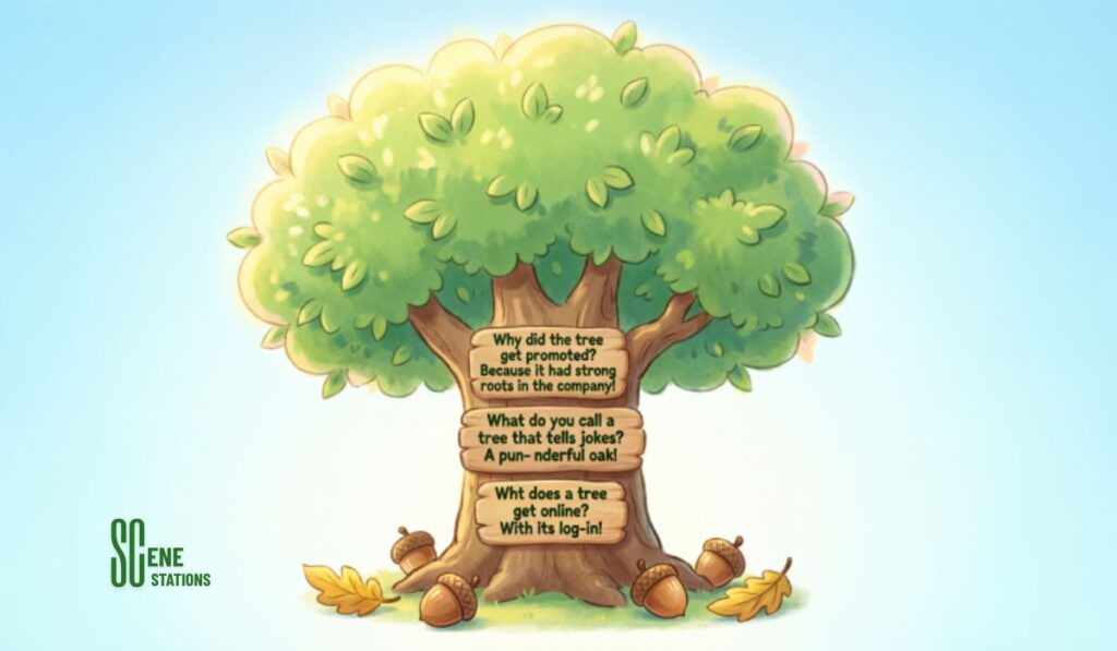 Tree Dad Jokes and Read-Aloud Q&A Jokes