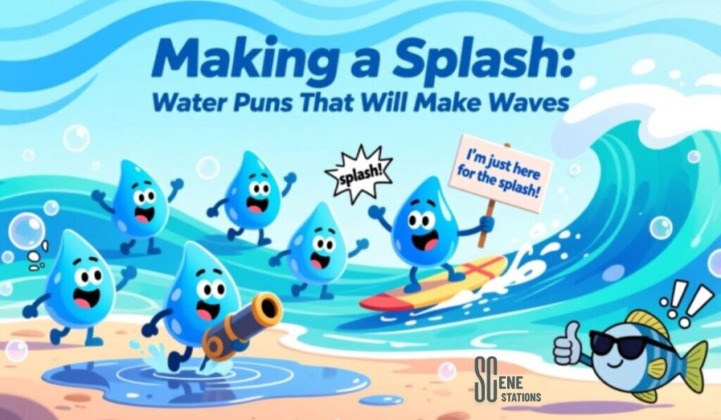 Water Pun Captions for Instagram and Social Media