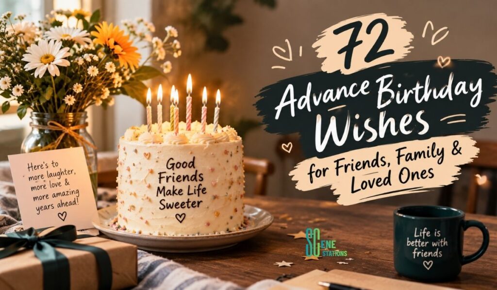 72 Advance Birthday Wishes for Friends