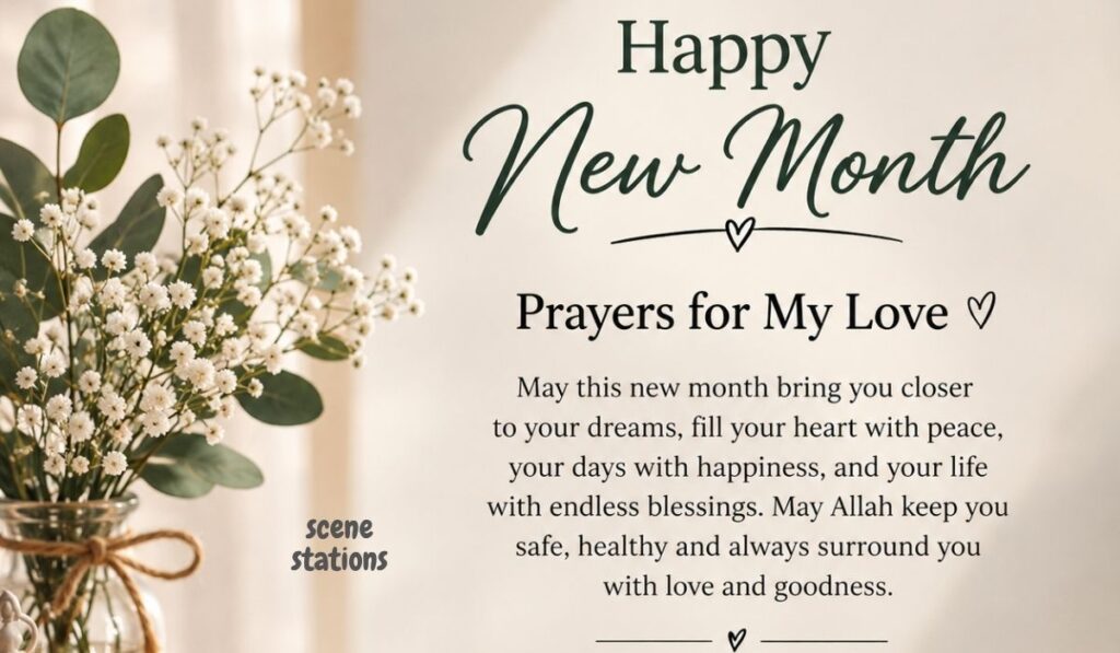 happy new month prayers for my love