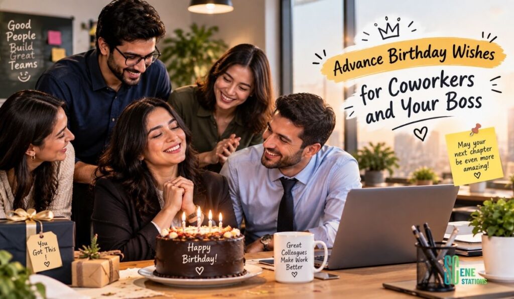 Advance Birthday Wishes for Coworkers and Your Boss