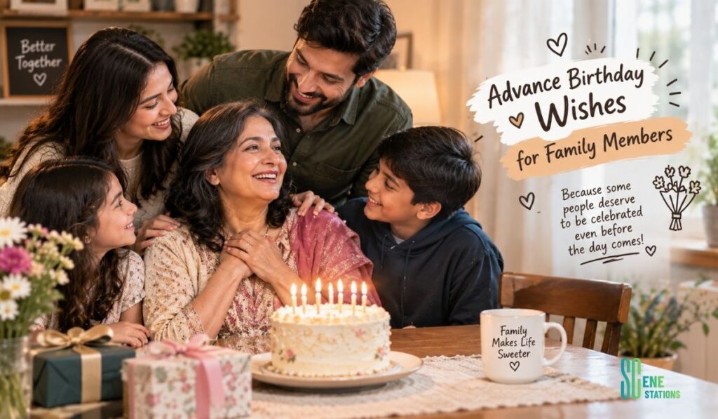 Advance Birthday Wishes for Family Members