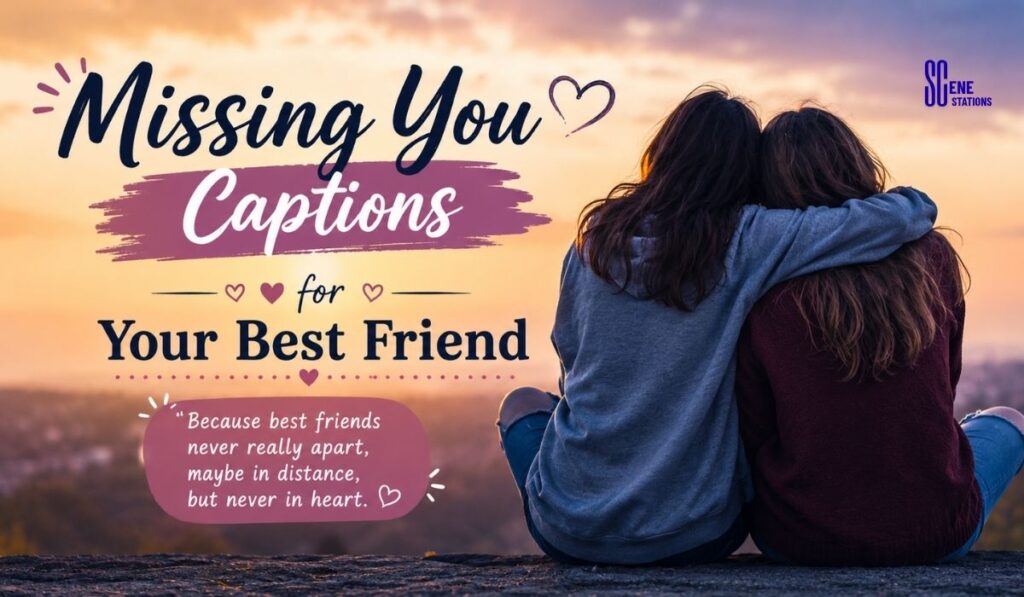 Missing You Captions for Your Best Friend