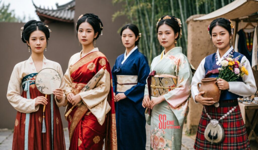 Captions for Women Wearing Traditional Outfits