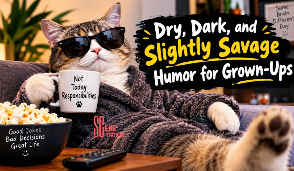 Dry, Dark, and Slightly Savage Humor for Grown-Ups