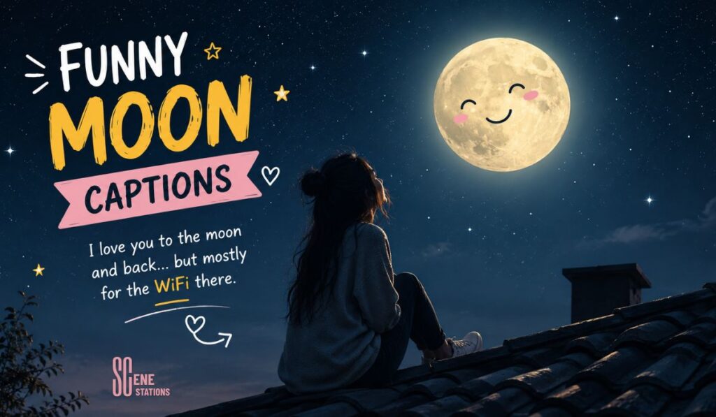 Funny Moon Captions